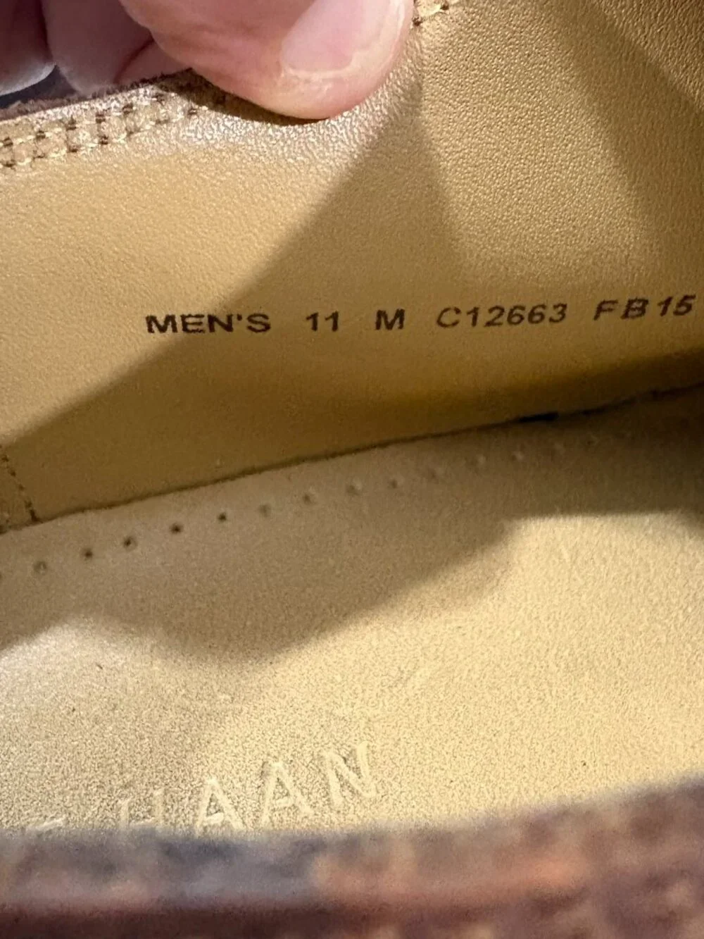 Cole Haan 11 M Madison Brown Cap Toe Oxfords Lace-Up Shoes C20409